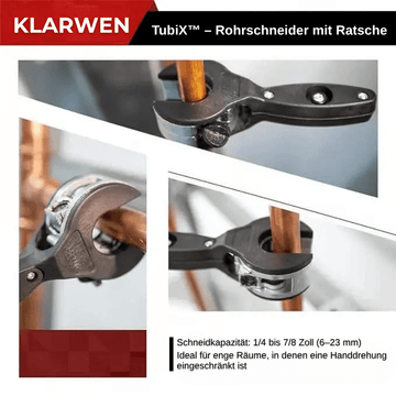 TubiX™ – Rohrschneider mit Ratsche - Klarwen