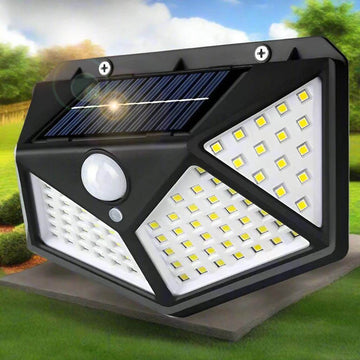 100 LED Solar Wandleuchte - Klarwen