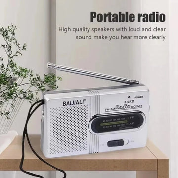 NotRadio™ – Tragbares AM/FM - Batterieradio - Klarwen