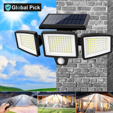 LumiGuard™ – Solarbetriebener LED - Strahler mit Bewegungsmelder - Klarwen