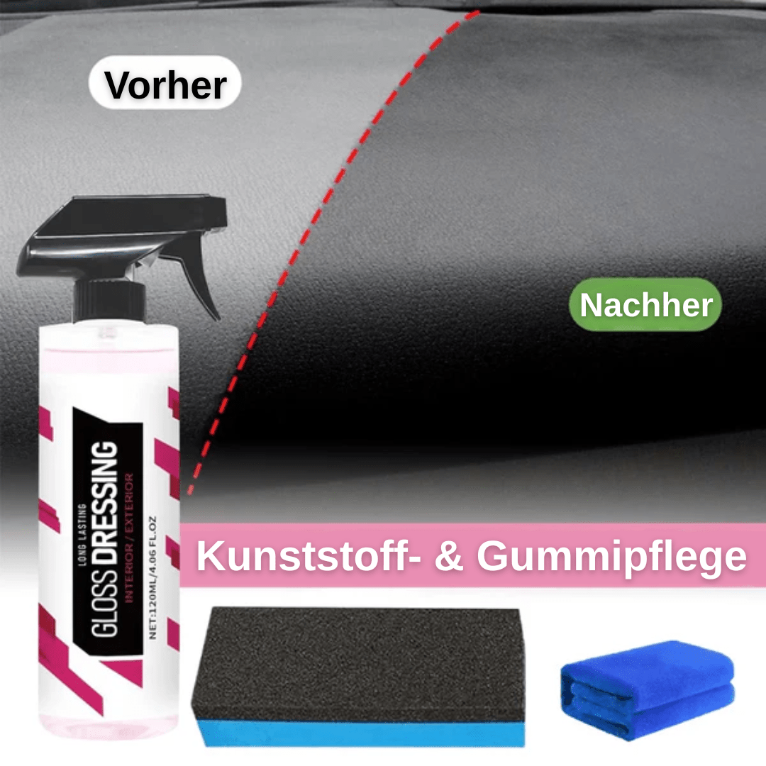 Gloss Dressing™ – Kunststoff - & Gummipflege - Klarwen