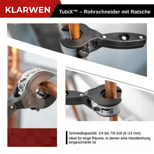 TubiX™ – Rohrschneider mit Ratsche - Klarwen
