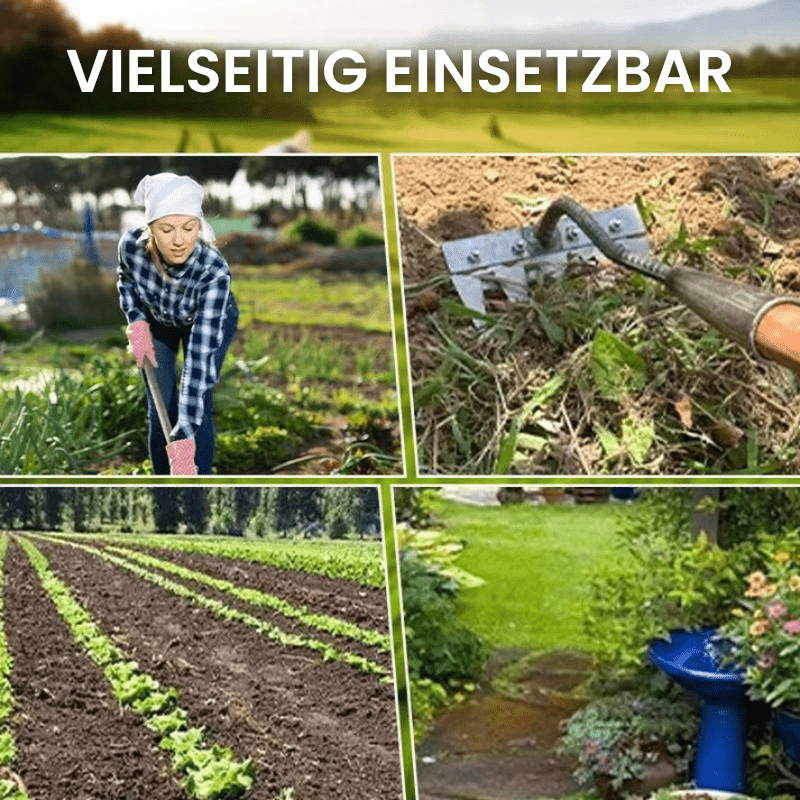 Multifunktionales Gartenwerkzeug zur Bodenpflege | PRONGSPRO - Klarwen