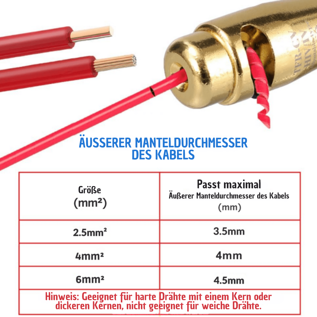 WiringPro™ Abisolierzange & Drahtverdrillverbinder - Klarwen