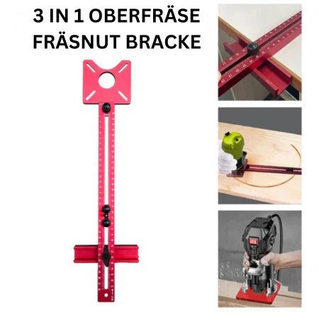 50% Rabatt | GrooveGenius™ 3 in 1 Fräsrillen - Halter [Letzter Tag Rabatt] - Klarwen