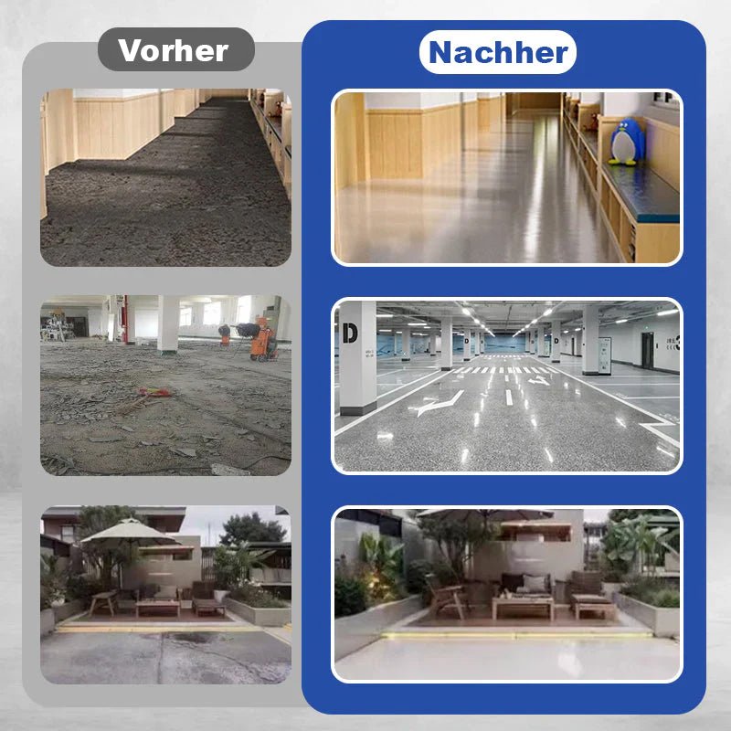 50% Rabatt | MarbleShine™ – Rutschfeste, wasserdichte Epoxid - Bodenbeschichtung - Klarwen