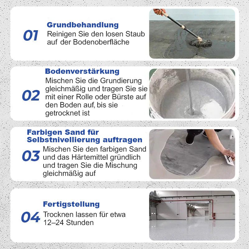 50% Rabatt | MarbleShine™ – Rutschfeste, wasserdichte Epoxid - Bodenbeschichtung - Klarwen
