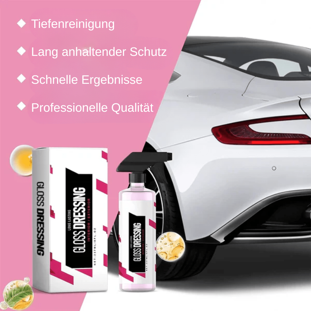 Gloss Dressing™ – Kunststoff - & Gummipflege - Klarwen
