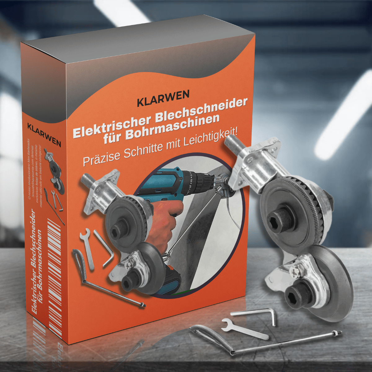 Hsthe Blechschneider Für Bohrmaschine - Elektrischer Bohrplattenschneider