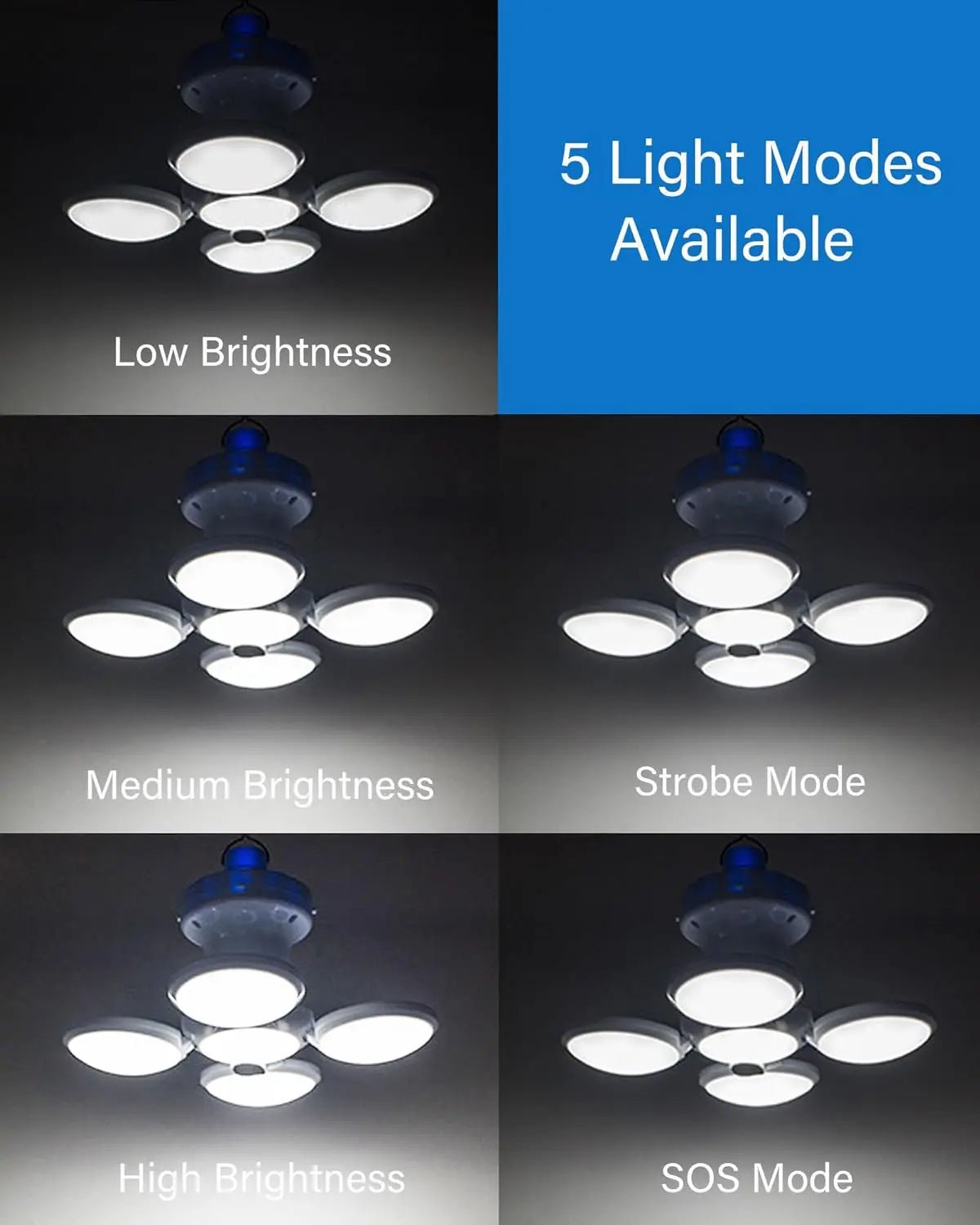 Faltbare 2 - in - 1 Solarlampe FOLDGLAZE - Klarwen