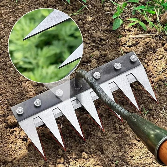 Multifunktionales Gartenwerkzeug zur Bodenpflege | PRONGSPRO - Klarwen