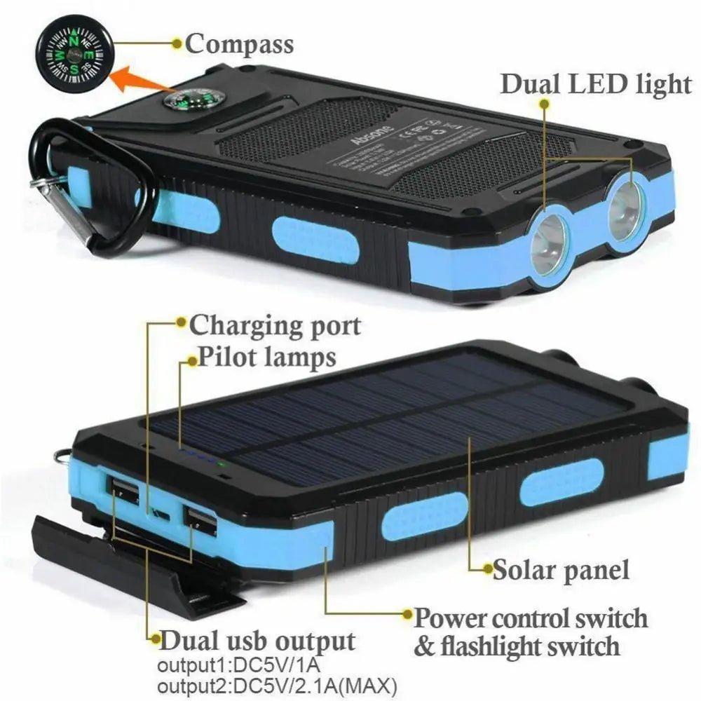 Volturon™ – Wasserdichte Solarpowerbank - Klarwen