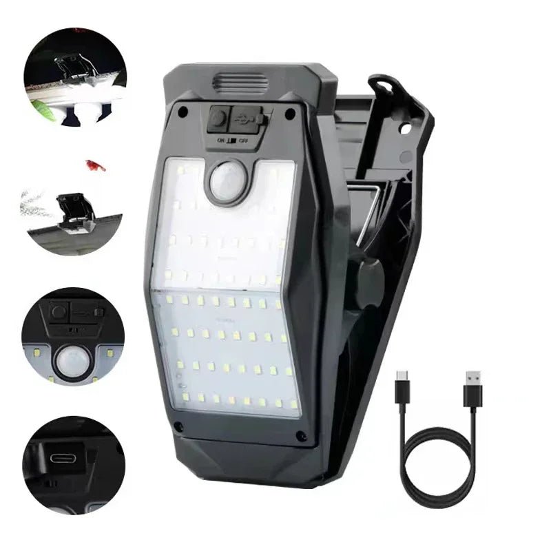 Luxclip™ – Solarbetriebene Clip - Lampe - Klarwen