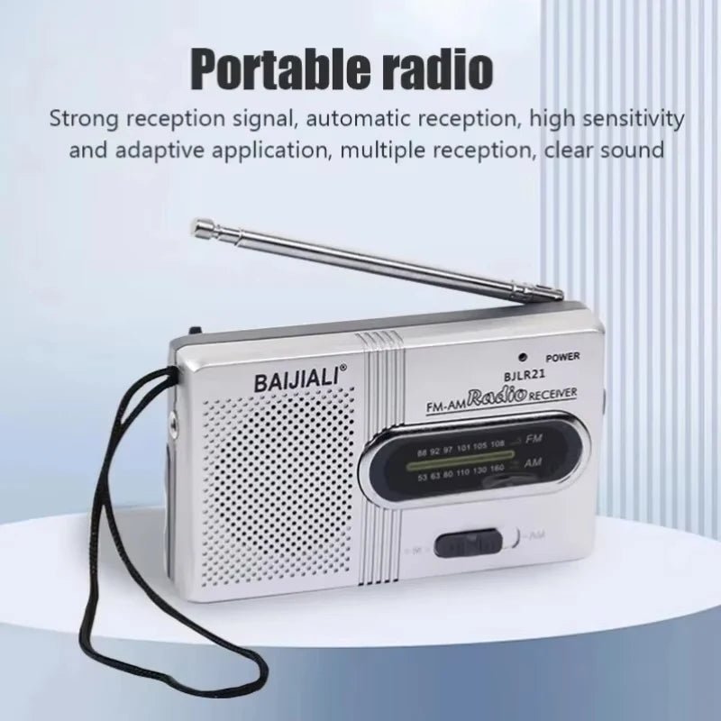 NotRadio™ – Tragbares AM/FM - Batterieradio - Klarwen