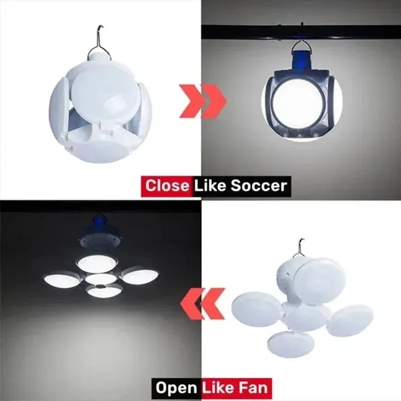 Faltbare 2 - in - 1 Solarlampe FOLDGLAZE - Klarwen