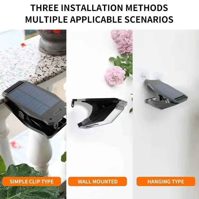 Luxclip™ – Solarbetriebene Clip - Lampe - Klarwen
