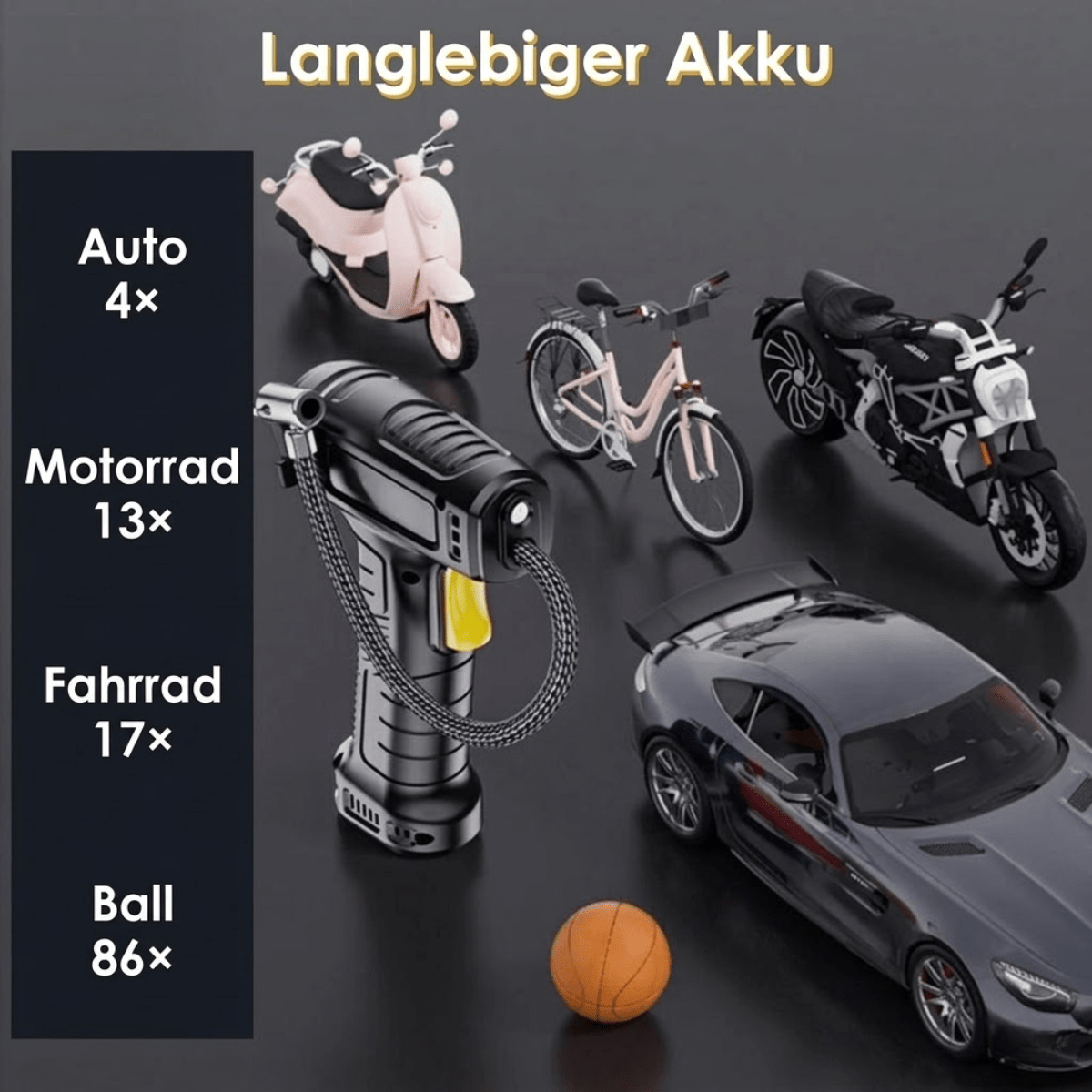 AirVolt™ – Kabelloser Reifenfüller - Klarwen