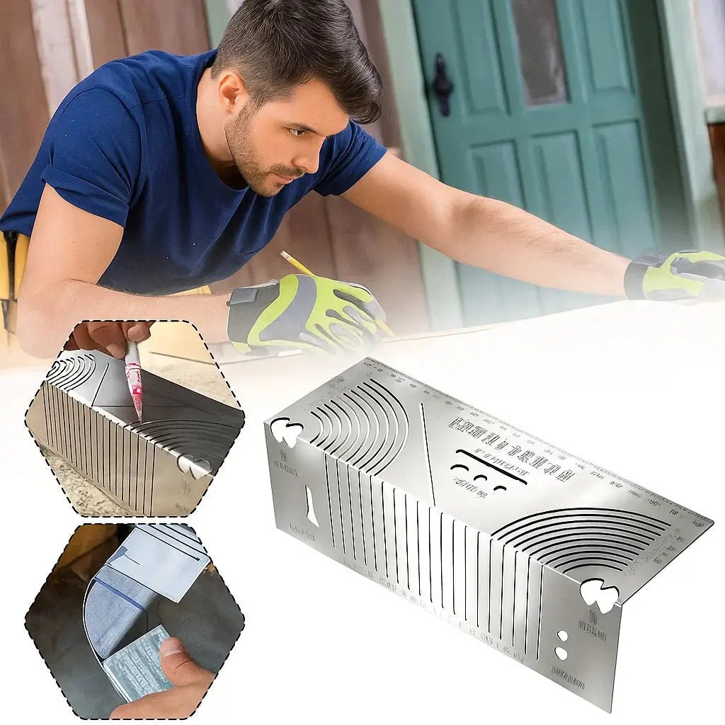 AngleMaster™ – Präziser Winkelmesser und Biegehilfe für exakte 90 - Grad - Winkel [50 % Rabatt] - Klarwen