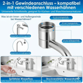 AquaControl™ – Drehbarer Wasserhahnaufsatz - Klarwen