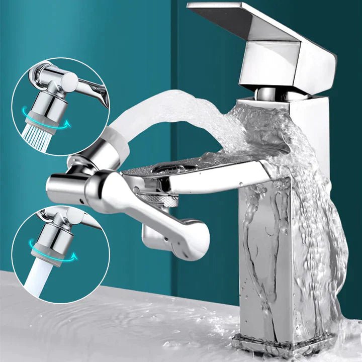 AquaTwist™ – 360° Schwenkbarer Wasserhahn mit Verstellbarer Dusche | 1 + 1 Gratis - Klarwen