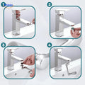 AquaTwist™ – 360° Schwenkbarer Wasserhahn mit Verstellbarer Dusche | 1 + 1 Gratis - Klarwen