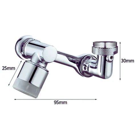AquaTwist™ – 360° Schwenkbarer Wasserhahn mit Verstellbarer Dusche | 1 + 1 Gratis - Klarwen