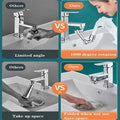 AquaTwist™ – 360° Schwenkbarer Wasserhahn mit Verstellbarer Dusche | 1 + 1 Gratis - Klarwen