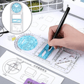 ArcSketch™ – Multifunktionales Zeichenlineal für präzises Arbeiten und kreative Projekte [1 + 1 Gratis] - Klarwen