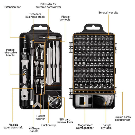 BitMaster™ – Magnetisches Präzisions - Schraubendreher - Set - Klarwen