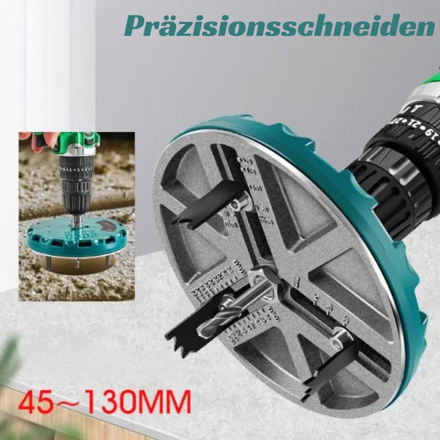 BoreMaster™ – Einstellbare Präzisionslochsäge für Bohrmaschinen | 50% Rabatt - Klarwen