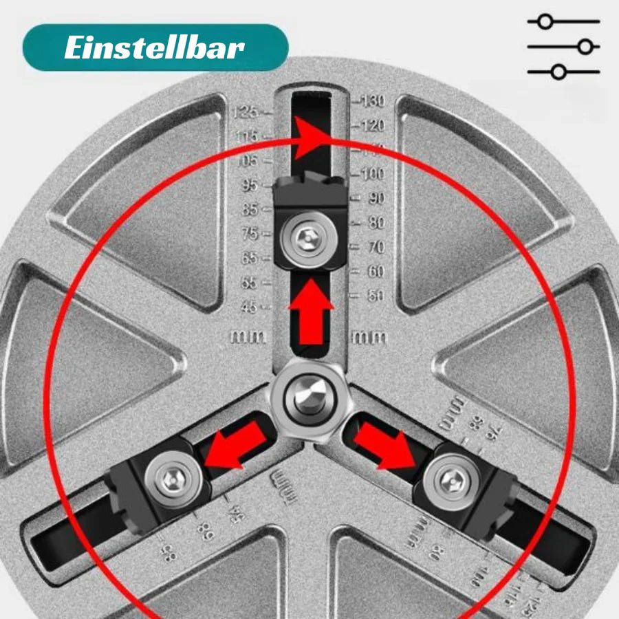 BoreMaster™ – Einstellbare Präzisionslochsäge für Bohrmaschinen | 50% Rabatt - Klarwen