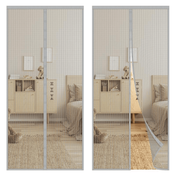 BreezeGuard™ – Selbstschließendes Fliegengitter mit Magnetverschluss - Klarwen
