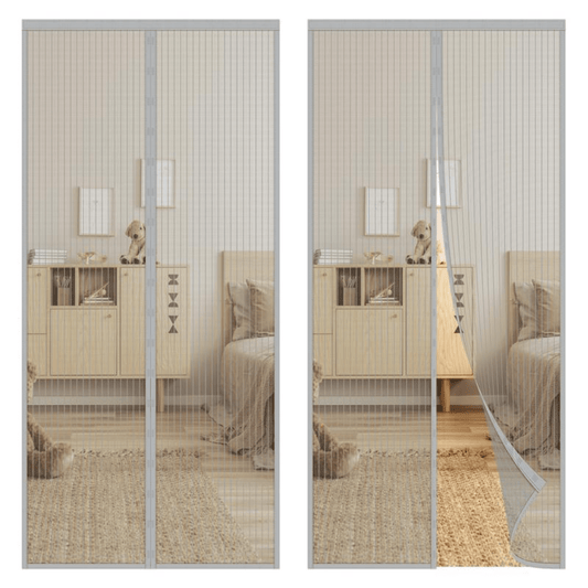 BreezeGuard™ – Selbstschließendes Fliegengitter mit Magnetverschluss - Klarwen
