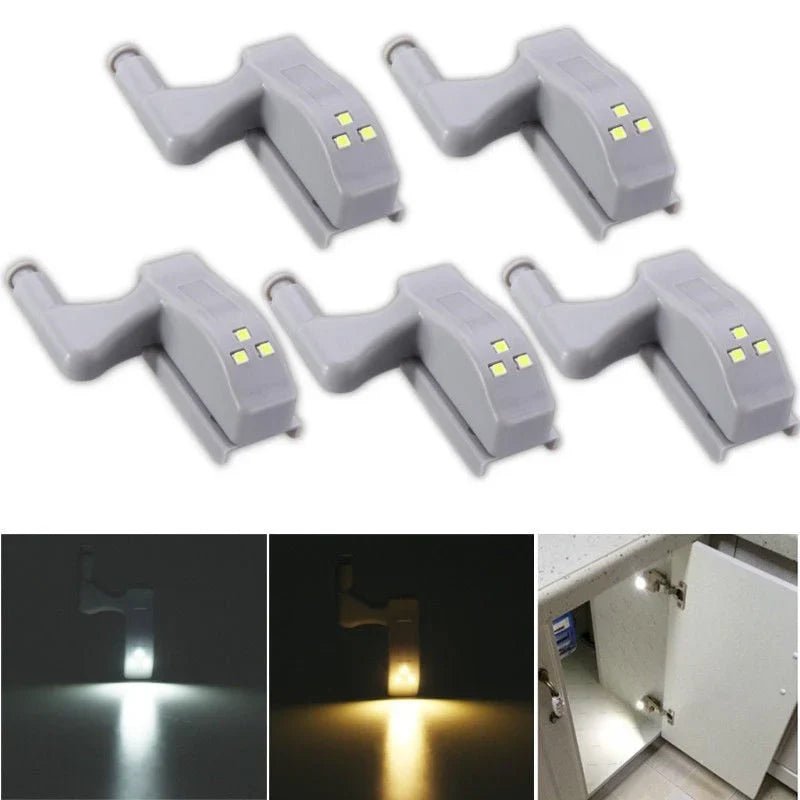 CabinBright™ – Scharnier - LED - Leuchten für Schränke | 5 + 5 Gratis - Klarwen