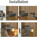 CabinBright™ – Scharnier - LED - Leuchten für Schränke | 5 + 5 Gratis - Klarwen