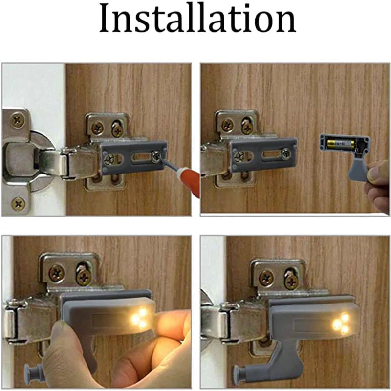 CabinBright™ – Scharnier - LED - Leuchten für Schränke | 5 + 5 Gratis - Klarwen
