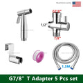 CleanJet™ – Hand - Bidet Sprühkopf - Set mit Schlauch & T - Adapter - Klarwen