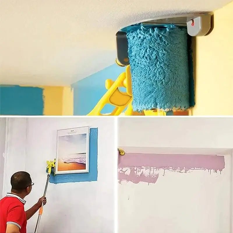 CleanPaint – DIY Farbroller Pinsel + 6 Gratis Rollen - Klarwen