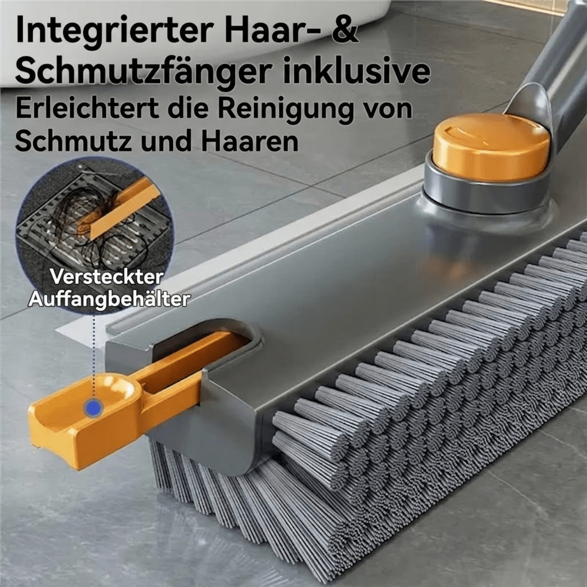 CleanSweep™ – 360° Reinigungsbürste mit Teleskopstiel - Klarwen