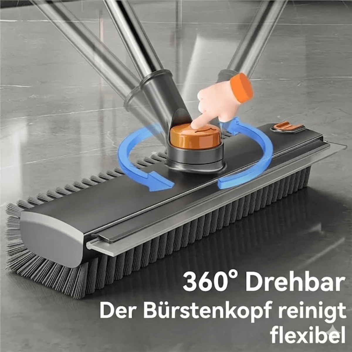 CleanSweep™ – 360° Reinigungsbürste mit Teleskopstiel - Klarwen