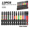 ColorTorque™ – 13tlg. Impact - Schrauberbit - Set aus S2 - Stahl - Klarwen