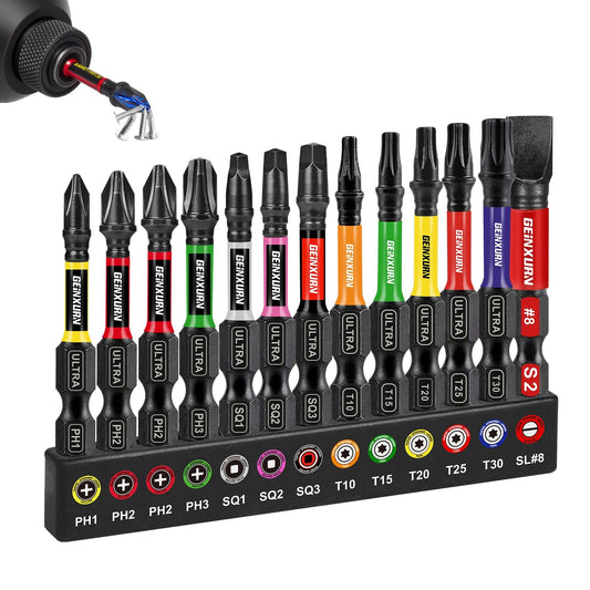 ColorTorque™ – 13tlg. Impact - Schrauberbit - Set aus S2 - Stahl - Klarwen