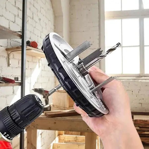 DrillBlade™ – Präzise Lochsäge mit Dreifach - Klinge aus Nylon & Zink - Alu - Legierung [50 % Rabatt] - Klarwen