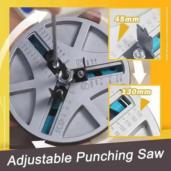DrillBlade™ – Präzise Lochsäge mit Dreifach - Klinge aus Nylon & Zink - Alu - Legierung [50 % Rabatt] - Klarwen