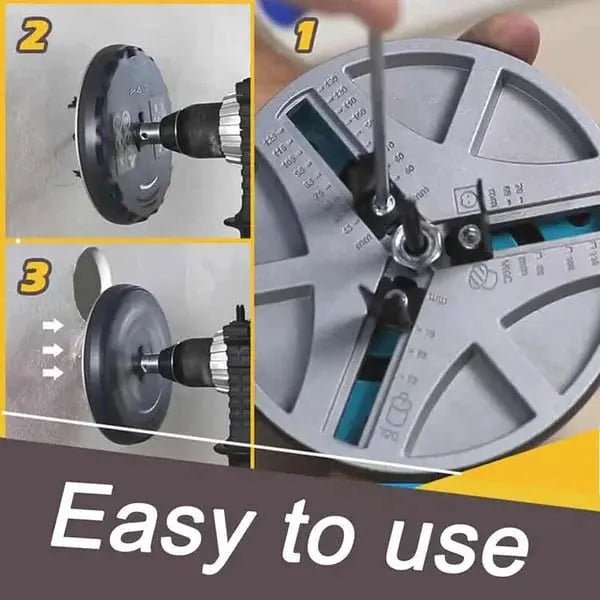 DrillBlade™ – Präzise Lochsäge mit Dreifach - Klinge aus Nylon & Zink - Alu - Legierung [50 % Rabatt] - Klarwen