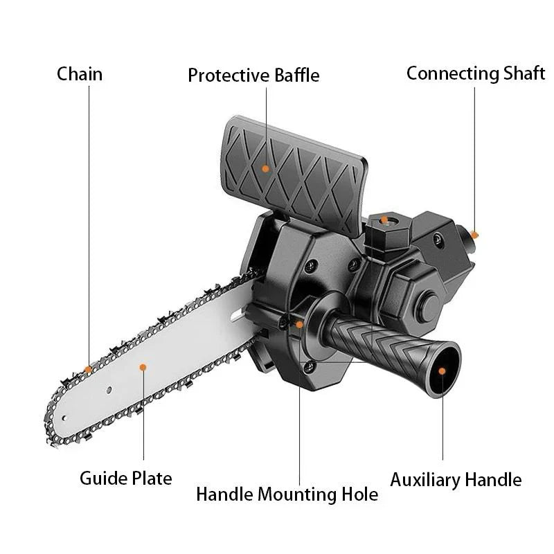 DrillSaw™ – 4/6 - Zoll - Bohreradapter für Kettensäge | 50% Rabatt - Klarwen