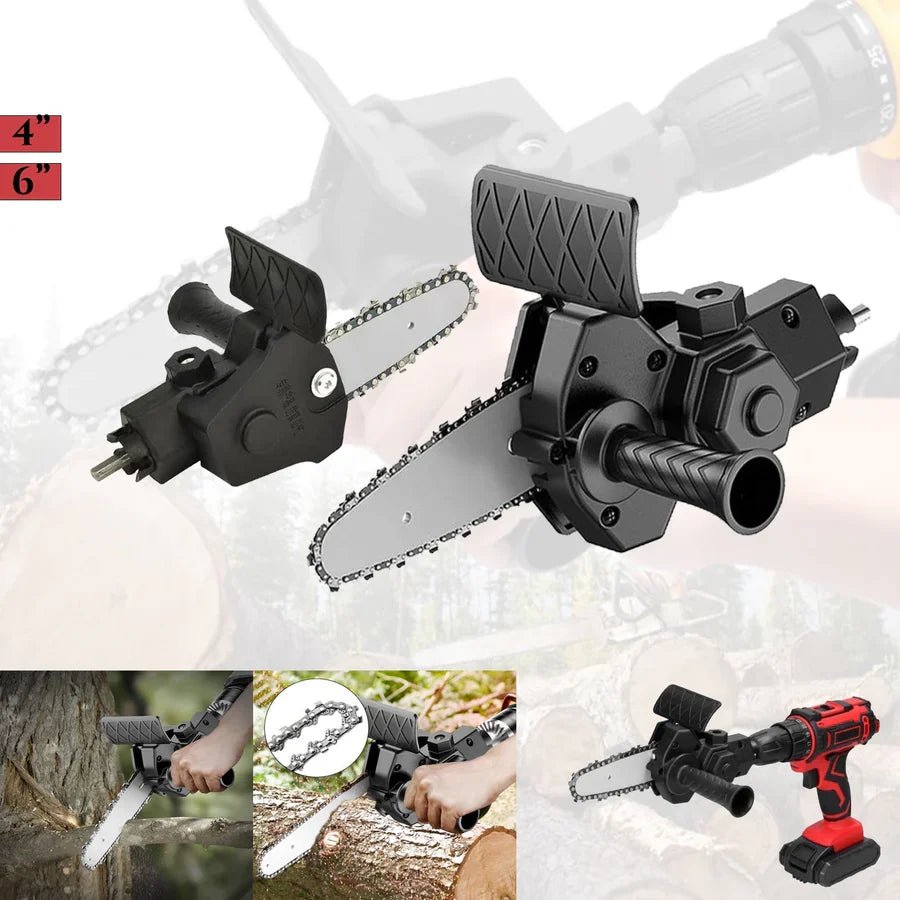 DrillSaw™ – 4/6 - Zoll - Bohreradapter für Kettensäge | 50% Rabatt - Klarwen