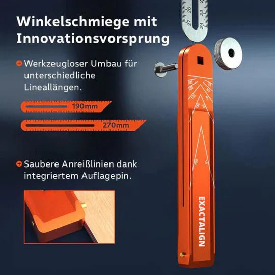ExactAlign™ – DIY Engelsfase Mit Zwei Linealen | 50% Rabatt - Klarwen