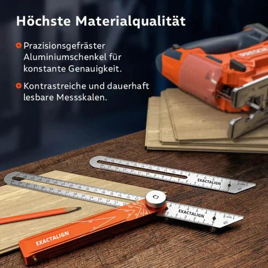 ExactAlign™ – DIY Engelsfase Mit Zwei Linealen | 50% Rabatt - Klarwen