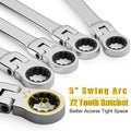 FlexiWrench™ – Ratschen - Ringschlüssel Set mit Flexkopf - Klarwen